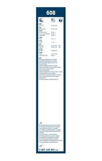 BOSCH Wischblatt "Twin", Art.-Nr. 3 397 118 307