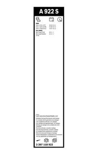 BOSCH Wischblatt "Aerotwin", Art.-Nr. 3 397 118 922