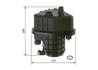 BOSCH Kraftstofffilter, Art.-Nr. 0 450 907 016