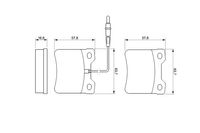 BOSCH Bremsbelagsatz, Scheibenbremse, Art.-Nr. 0 986 494 000