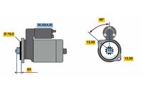BOSCH Starter, Art.-Nr. 0 001 153 009