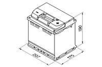 BOSCH Starterbatterie "S4" f&uuml;r PEUGEOT 207 CC (WD_), Art.-Nr. 0 092 S40 020