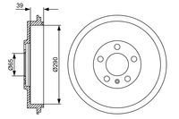 BOSCH Bremstrommel, Art.-Nr. 0 986 477 152