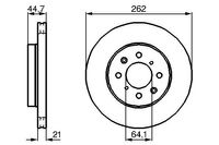 BOSCH Bremsscheibe, Art.-Nr. 0 986 478 174