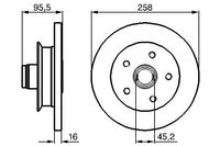 BOSCH Bremsscheibe, Art.-Nr. 0 986 478 224