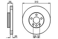 BOSCH Bremsscheibe, Art.-Nr. 0 986 478 296