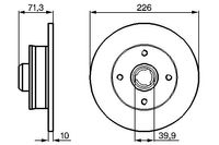 BOSCH Bremsscheibe, Art.-Nr. 0 986 478 331