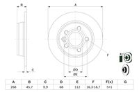 BOSCH Bremsscheibe, Art.-Nr. 0 986 478 421