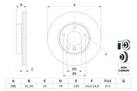 BOSCH Bremsscheibe, Art.-Nr. 0 986 478 513