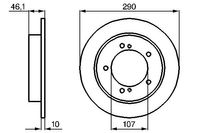 BOSCH Bremsscheibe, Art.-Nr. 0 986 478 539