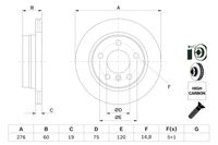 BOSCH Bremsscheibe, Art.-Nr. 0 986 478 642
