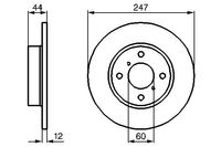 BOSCH Bremsscheibe, Art.-Nr. 0 986 478 729
