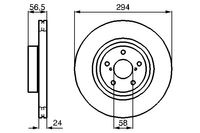 BOSCH Bremsscheibe, Art.-Nr. 0 986 478 977