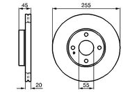 BOSCH Bremsscheibe, Art.-Nr. 0 986 478 996
