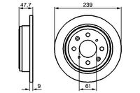 BOSCH Bremsscheibe, Art.-Nr. 0 986 479 101
