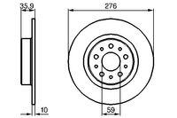 BOSCH Bremsscheibe, Art.-Nr. 0 986 479 120