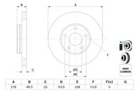 BOSCH Bremsscheibe, Art.-Nr. 0 986 479 173