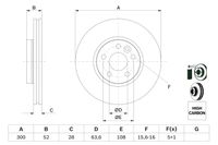 BOSCH Bremsscheibe, Art.-Nr. 0 986 479 261