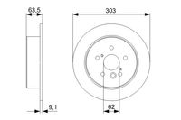 BOSCH Bremsscheibe, Art.-Nr. 0 986 479 C02