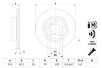 BOSCH Bremsscheibe, Art.-Nr. 0 986 479 348