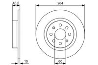 BOSCH Bremsscheibe, Art.-Nr. 0 986 479 517