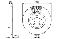 BOSCH Bremsscheibe, Art.-Nr. 0 986 479 660