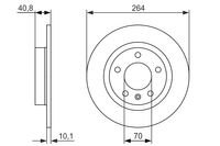 BOSCH Bremsscheibe, Art.-Nr. 0 986 479 715