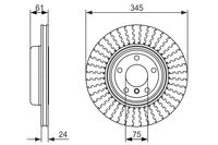 BOSCH Bremsscheibe, Art.-Nr. 0 986 479 729