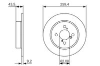 BOSCH Bremsscheibe, Art.-Nr. 0 986 479 792