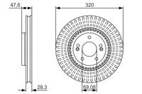 BOSCH Bremsscheibe, Art.-Nr. 0 986 479 A21