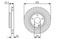 BOSCH Bremsscheibe, Art.-Nr. 0 986 479 A58