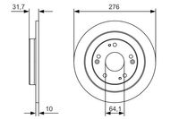 BOSCH Bremsscheibe, Art.-Nr. 0 986 479 A92