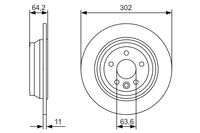 BOSCH Bremsscheibe, Art.-Nr. 0 986 479 B19
