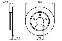 BOSCH Bremsscheibe, Art.-Nr. 0 986 479 C77