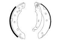 BOSCH Bremsbackensatz, Art.-Nr. 0 986 487 585