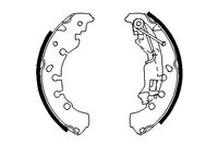 BOSCH Bremsbackensatz, Art.-Nr. 0 986 487 702