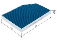 BOSCH Filter, Innenraumluft "FILTER+pro", Art.-Nr. 0 986 628 580