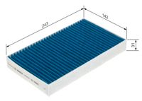 BOSCH Filter, Innenraumluft "FILTER+pro", Art.-Nr. 0 986 628 583