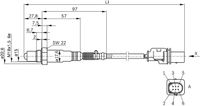 BOSCH Lambdasonde, Art.-Nr. 0 258 017 025