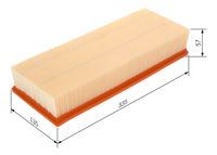 BOSCH Luftfilter, Art.-Nr. 1 457 429 994