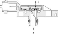 BOSCH Sensor, Abgasdruck, Art.-Nr. 0 281 002 772