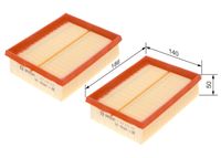 BOSCH Luftfilter, Art.-Nr. 1 457 433 539