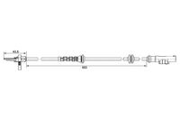 BOSCH Sensor, Raddrehzahl, Art.-Nr. 0 265 007 896
