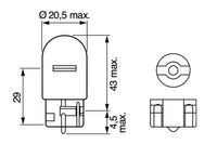 BOSCH Gl�hlampe, Blinkleuchte, Art.-Nr. 1 987 301 097
