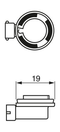 BOSCH Gl�hlampe, Nebelscheinwerfer, Art.-Nr. 1 987 301 172