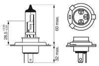 BOSCH Glhlampe, Fernscheinwerfer "ECO WS", Art.-Nr. 1 987 302 803