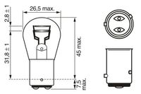 BOSCH Glhlampe, Bremsleuchte "ECO WS", Art.-Nr. 1 987 302 813