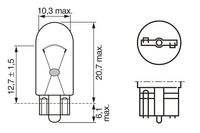 BOSCH Gl�hlampe, Blinkleuchte "ECO WS", Art.-Nr. 1 987 302 820