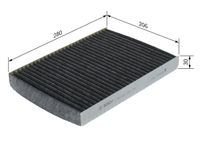 BOSCH Filter, Innenraumluft, Art.-Nr. 1 987 432 300