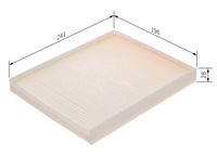 BOSCH Filter, Innenraumluft, Art.-Nr. 1 987 435 159